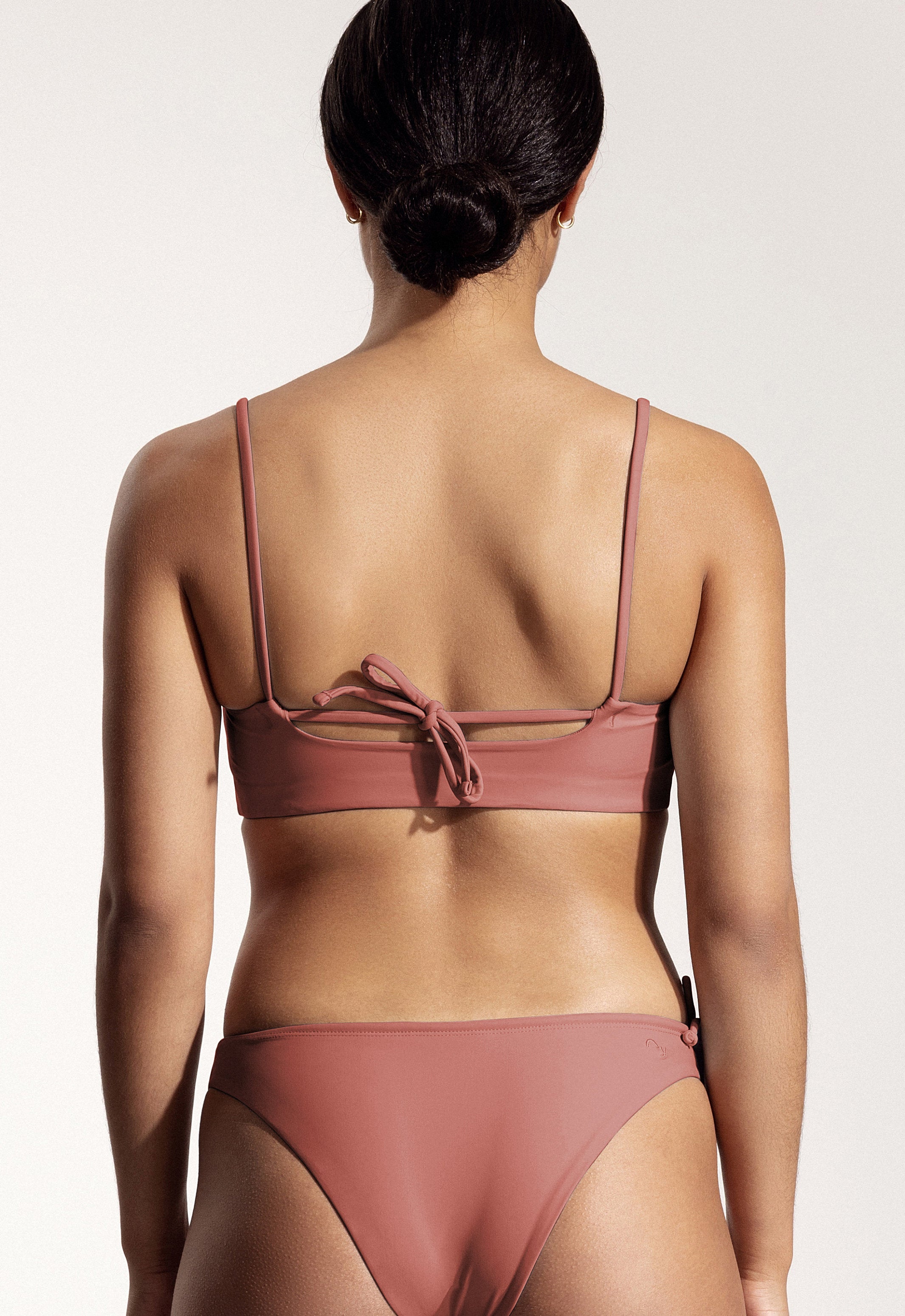 Surf Bikini Oberteil „Buri“ in Lehmrot