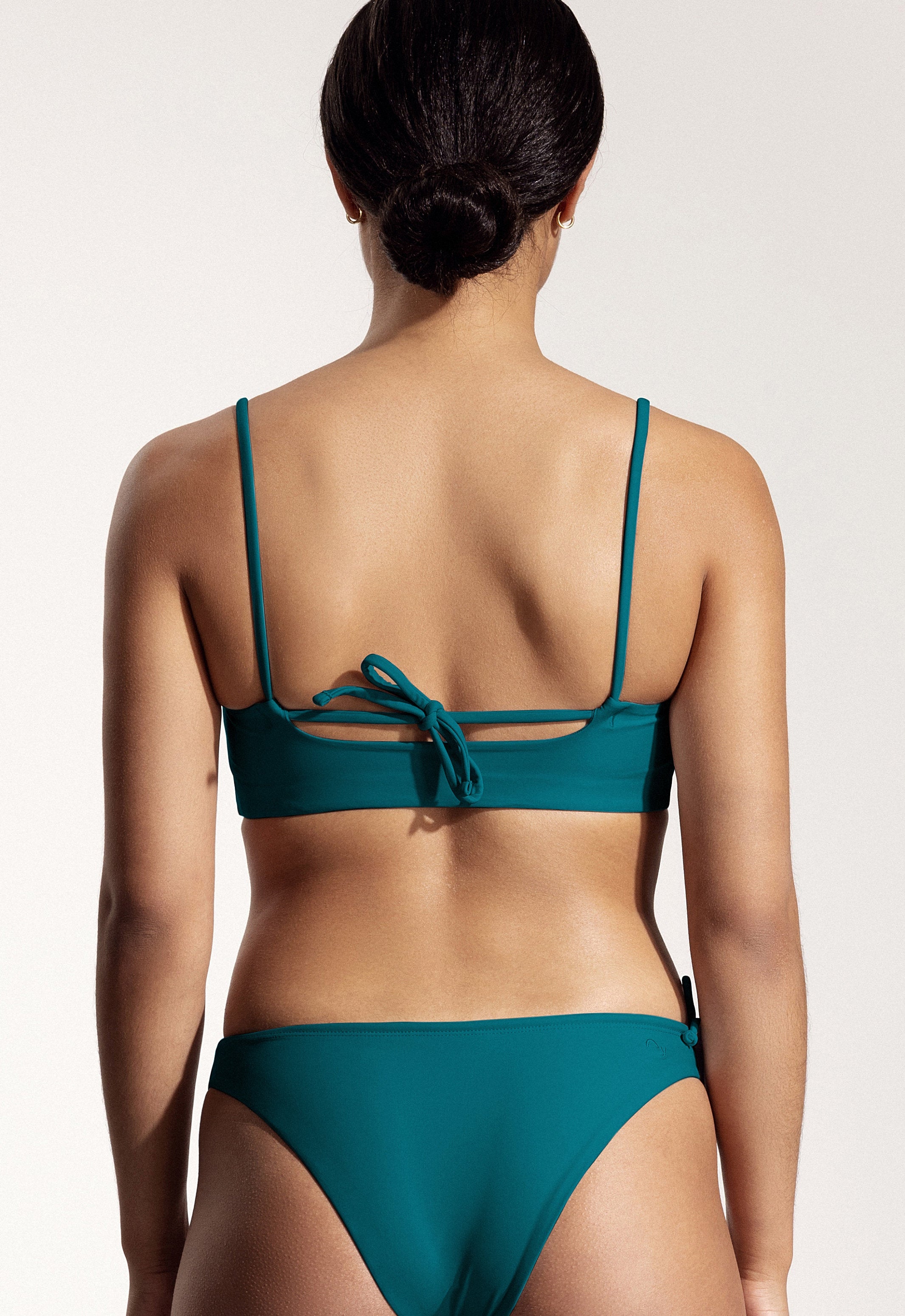 Surf Bikini Oberteil „Buri“ in Petrolblau