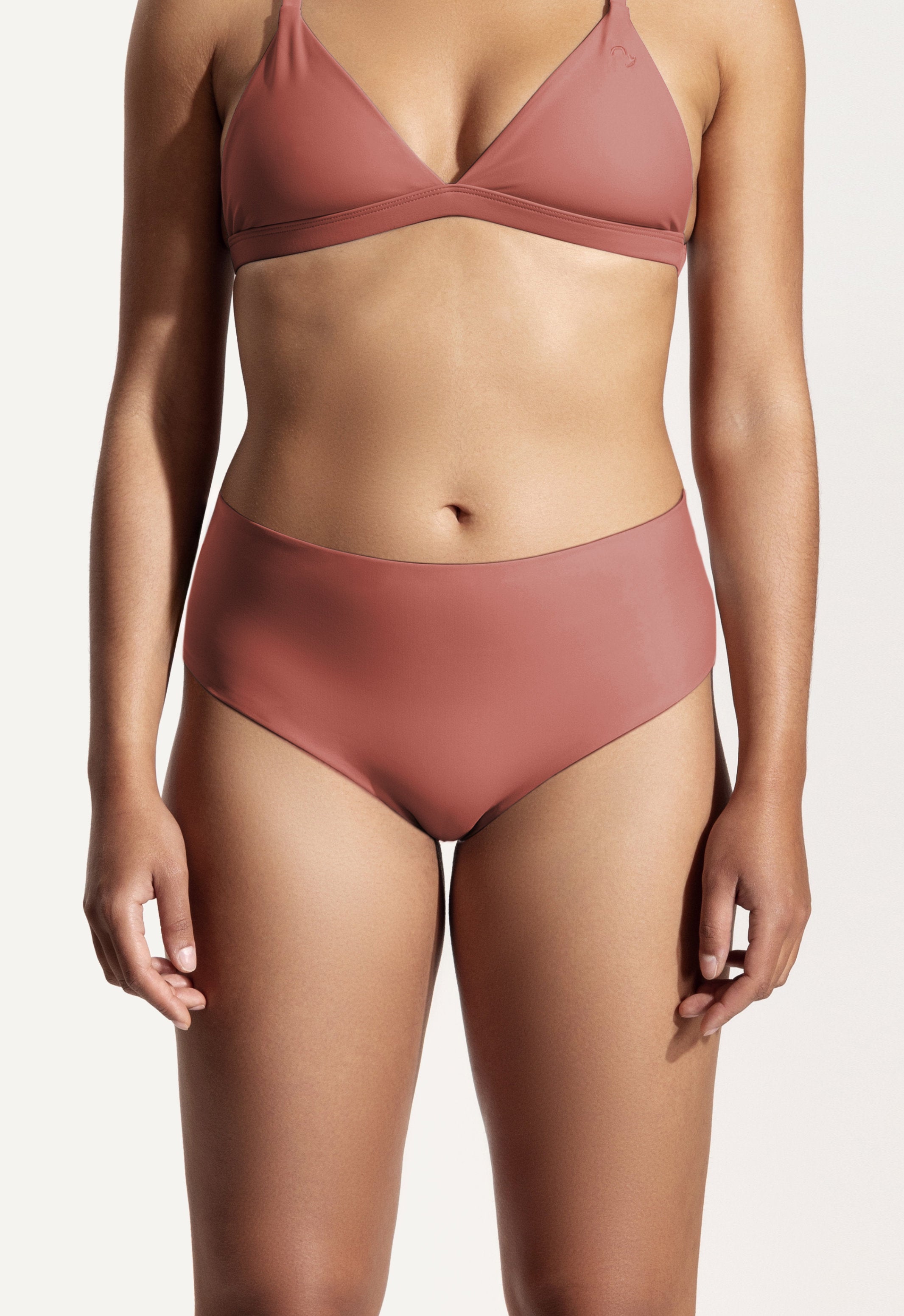 Surf Bikini Hose „Fugu“ in Lehmrot
