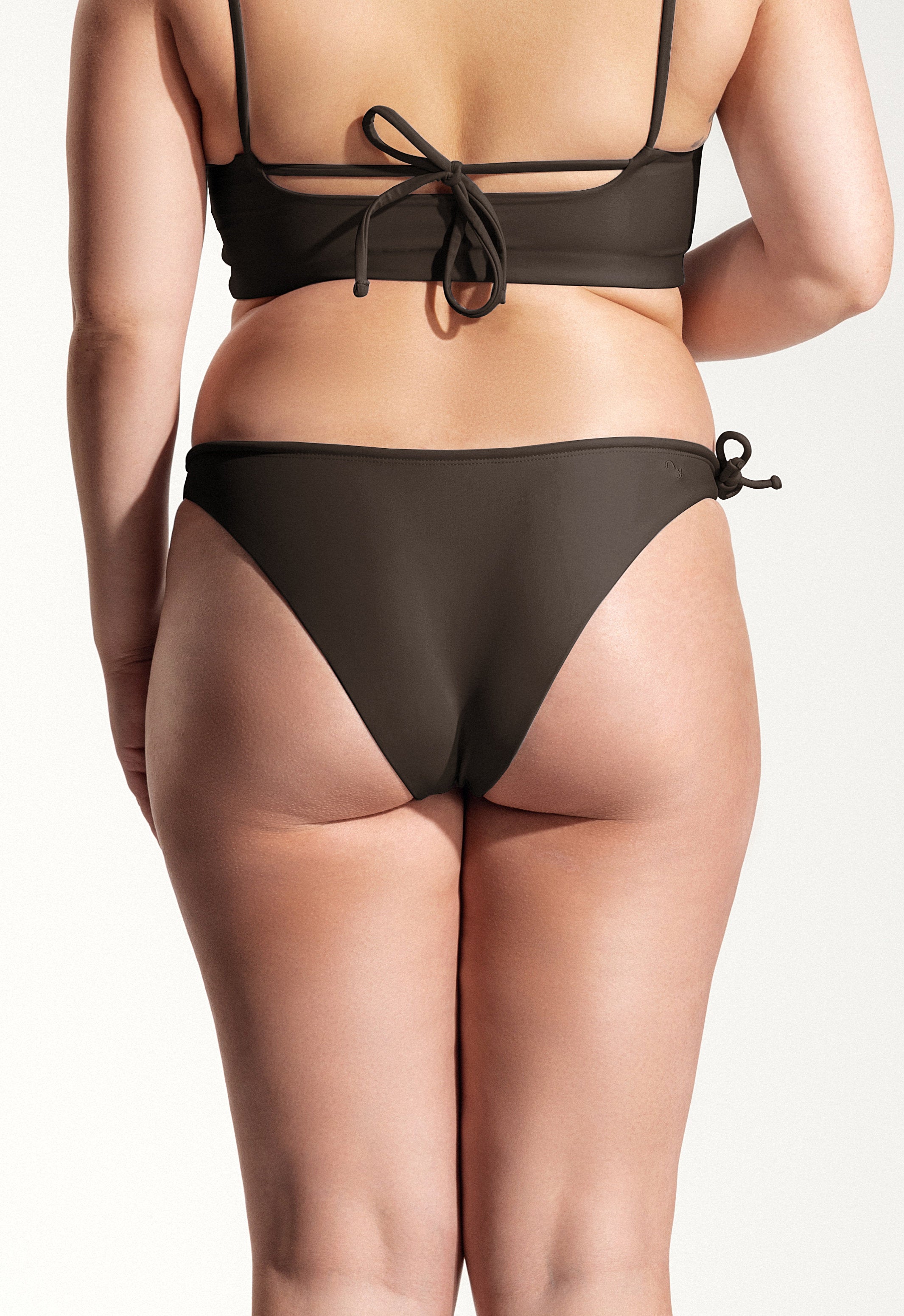 Surf Bikini Hose „Mako“ in Dunkelbraun