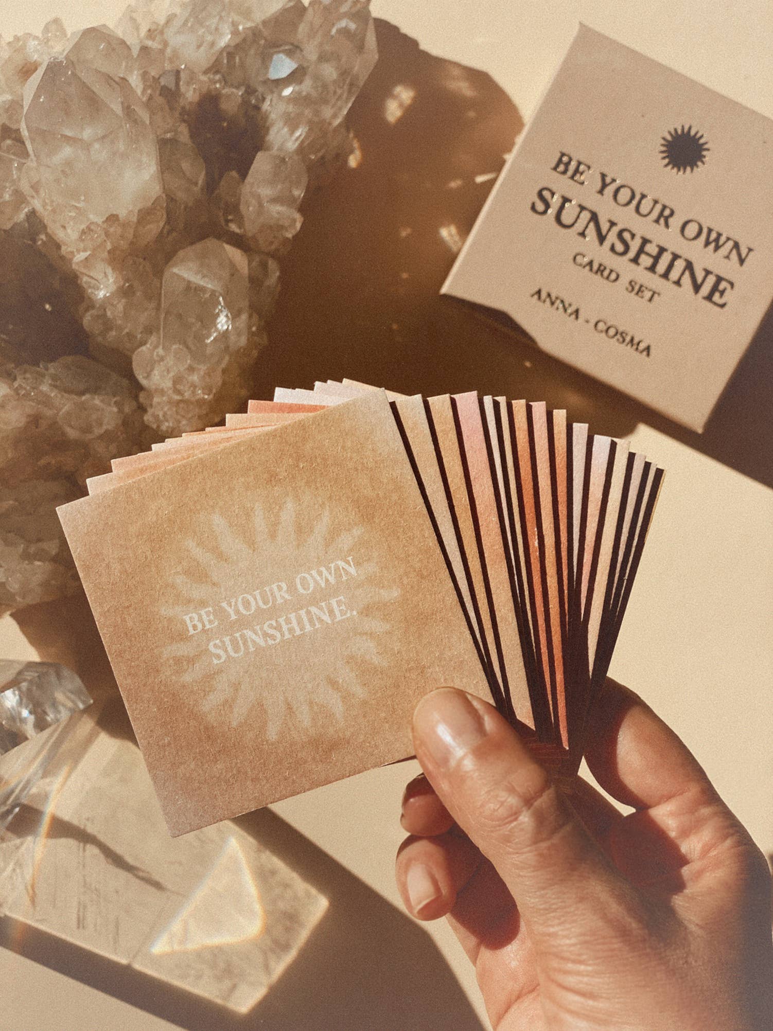 Kartenset - Be your own sunshine
