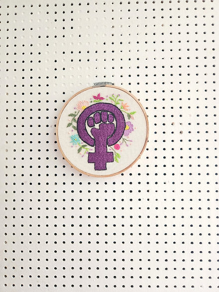 Kotty Embroidery Art Bild - Colectiva Feminista