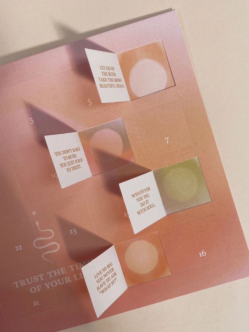 Affirmationskalender mit 24 Affirmationen