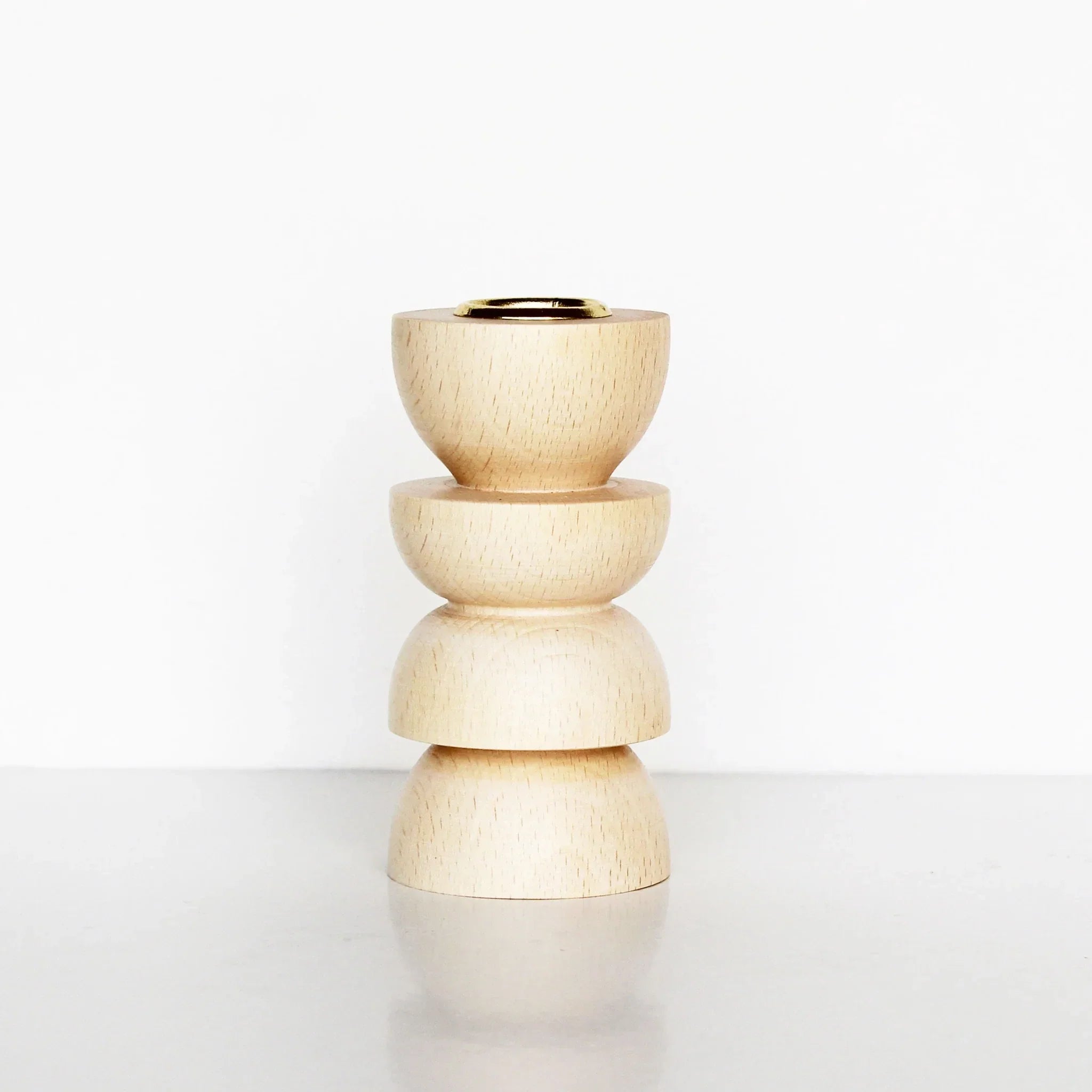 Holzkerzenständer - Totem No 4 Medium