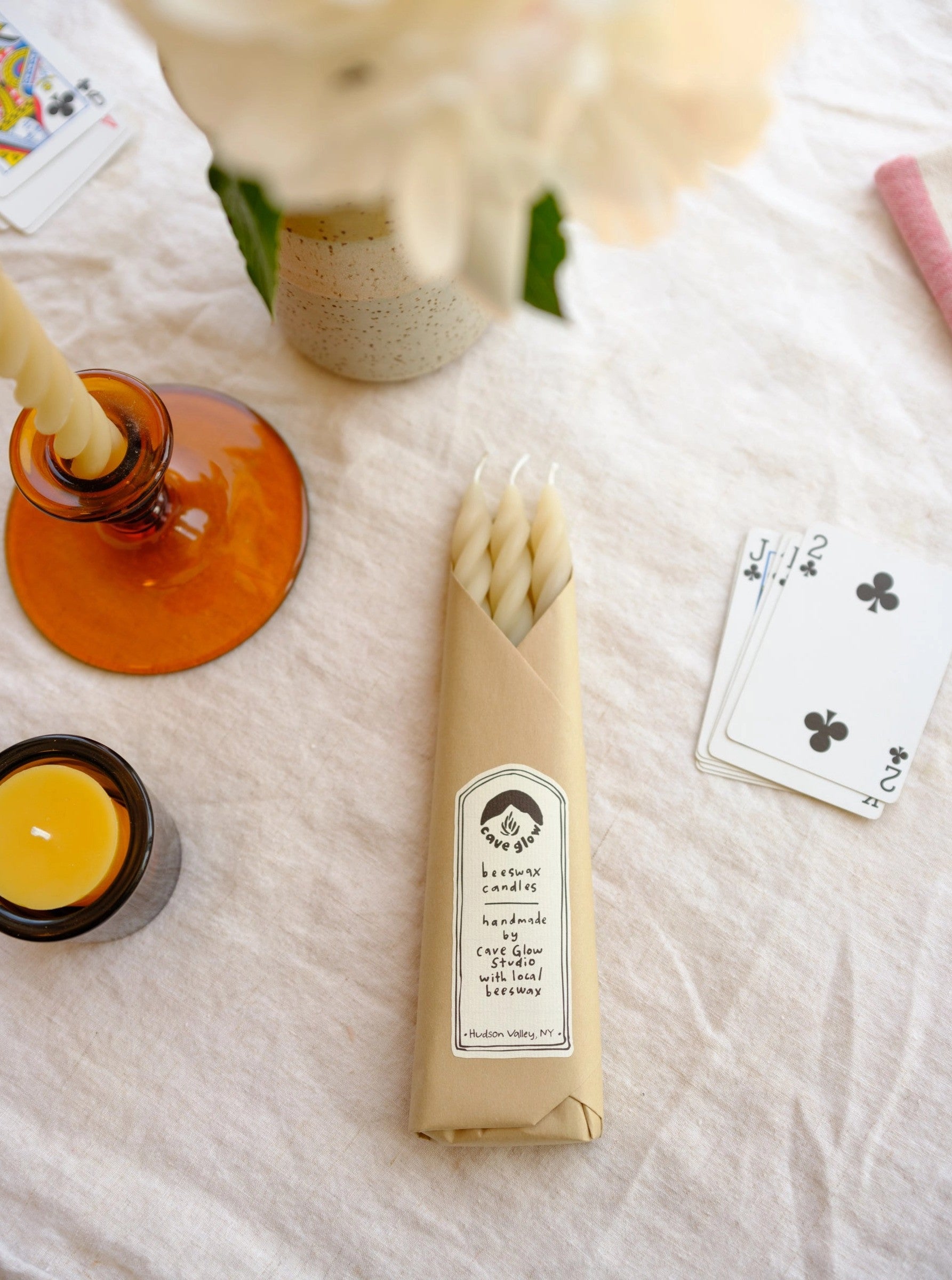 Kerzen Spiral Beeswax - Pure